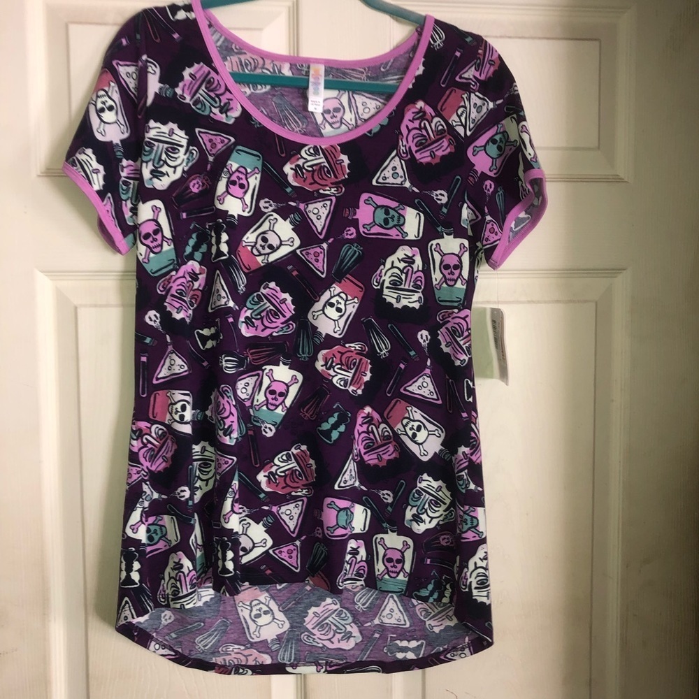 Lularoe Classic T Shirt Frankenstein Halloween M